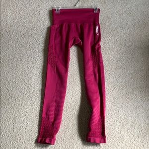 Gymshark Energy Seamless Beet Red Leggings